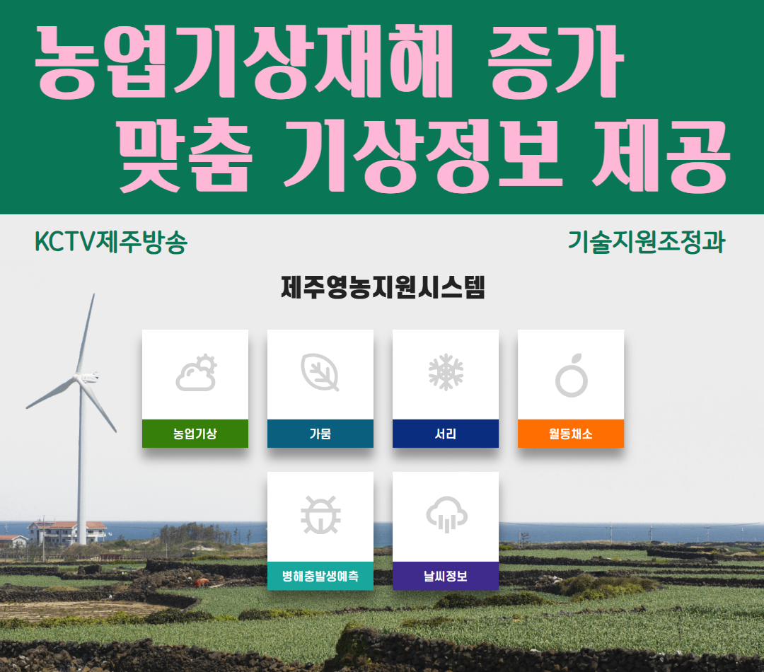 농업기상재해 증가…맞춤 기상정보 제공