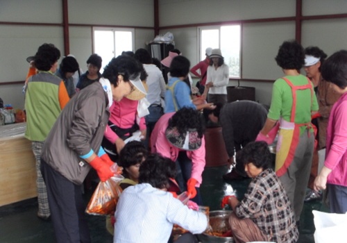 농촌생활문화체험교육 및 봉사활동