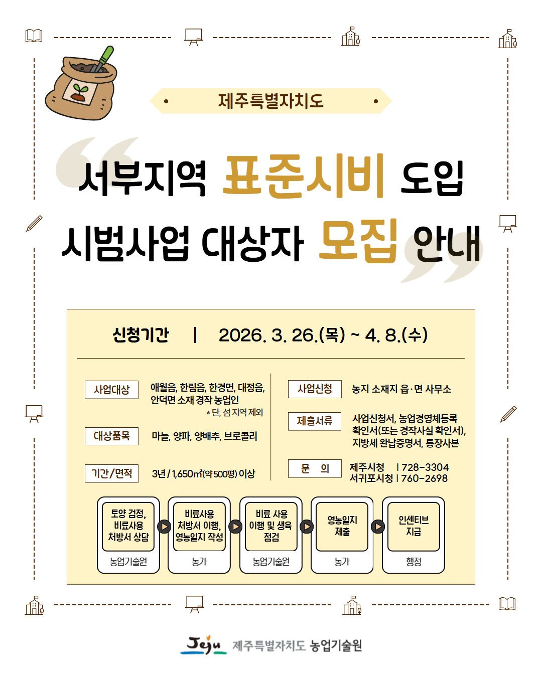 서부지역 표준시비 도입 시범사업 대상자 모집 안내