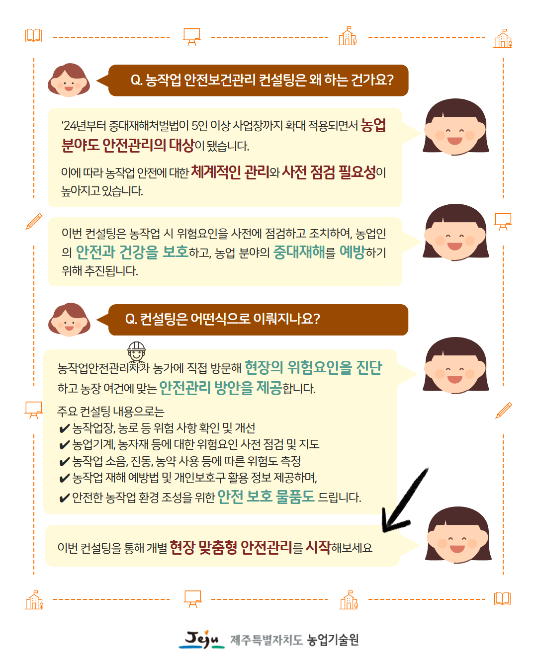 농작업 안전보건관리 컨설팅 참여농업인 모집 안내