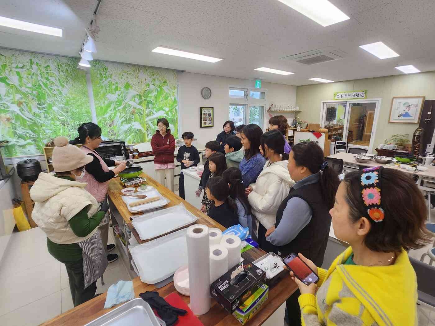 농촌융복합사업장 감정치유 음식체험 교육