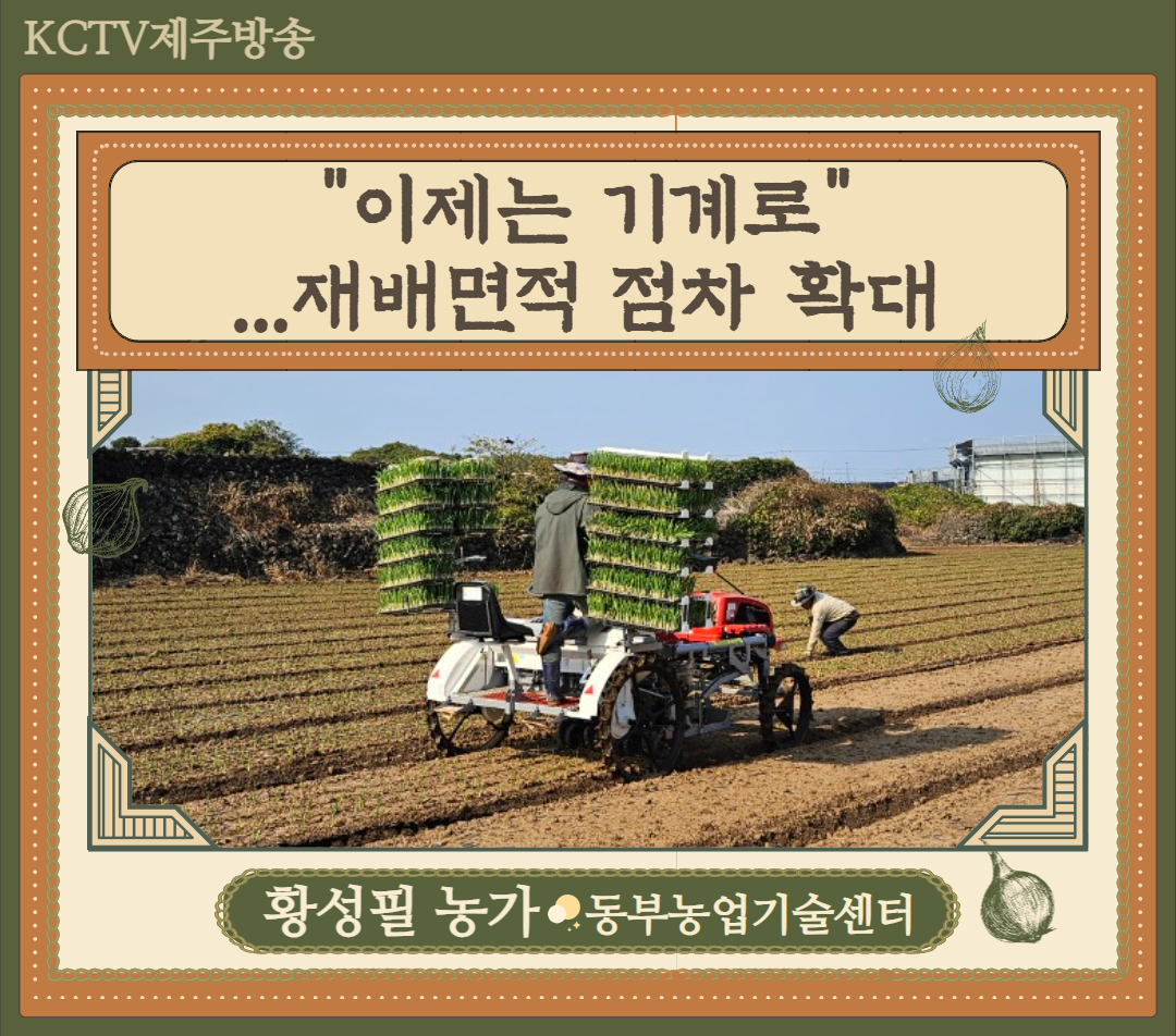 "이제는 기계로"…재배면적 점차 확대