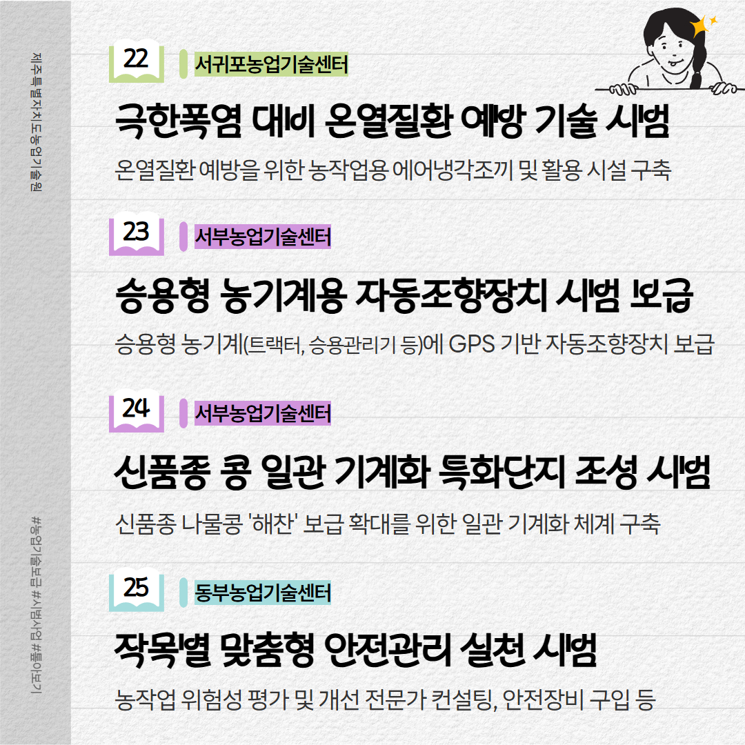 2026년 농업기술보급 시범사업 톺아보기