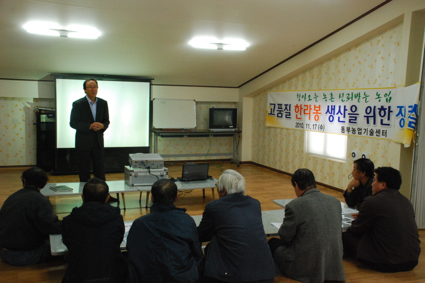 고품질 한라봉 생산을 위한 현장 컨설팅