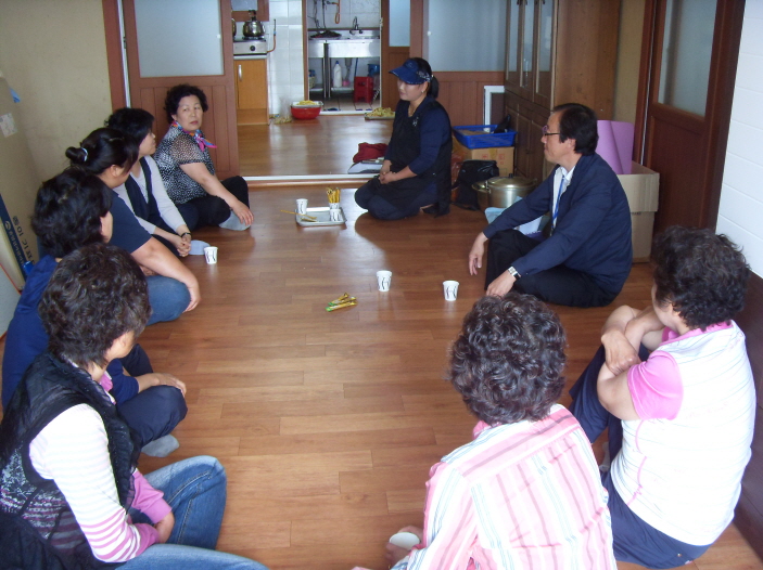 생활개선회 생활기술 과제교육 연찬 현장