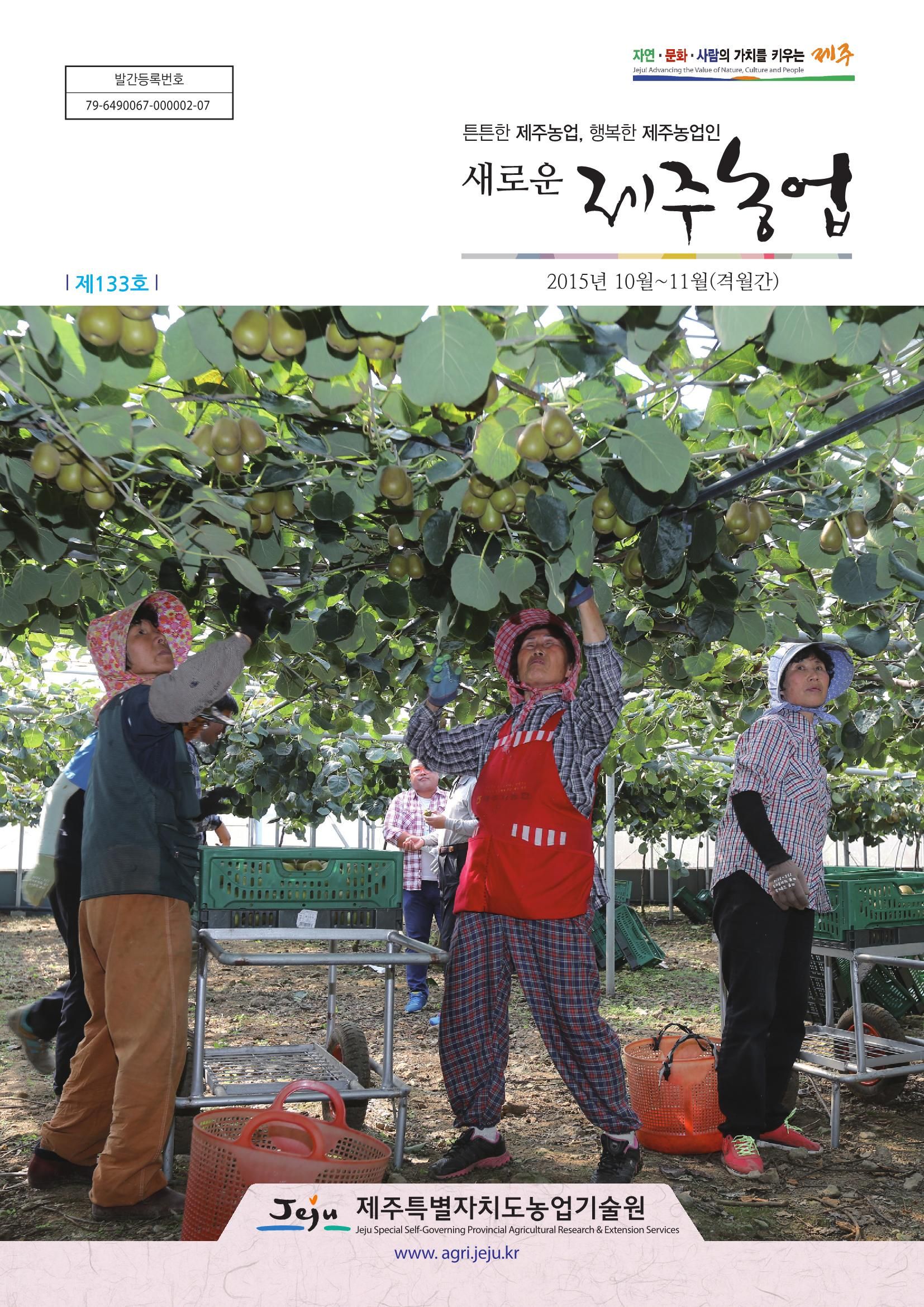 새로운 제주농업 제 133 호